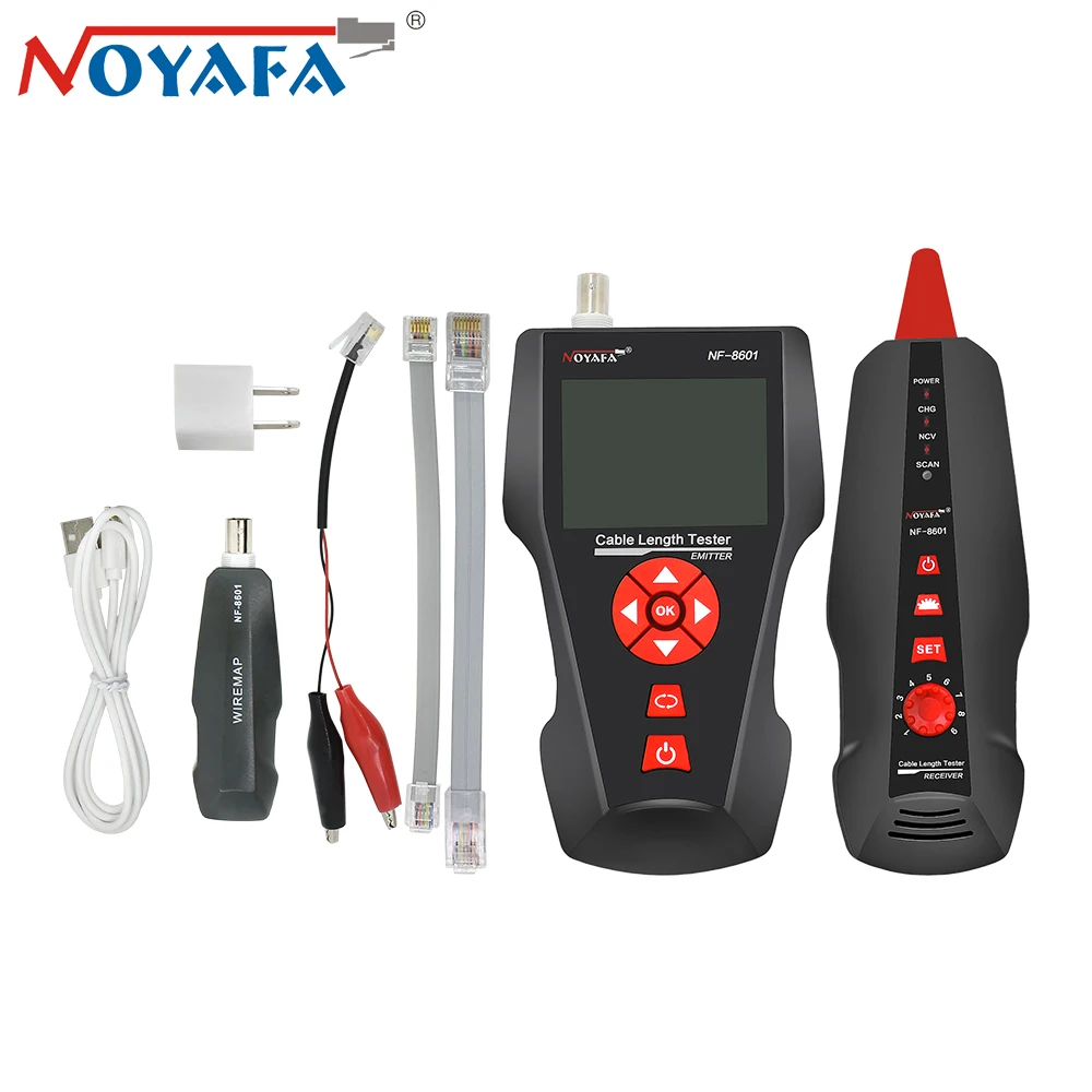 Оригинальный Noyafa NF 8601 RJ45 телефонный кабель Диагностика тон детектор для BNC PING RJ11