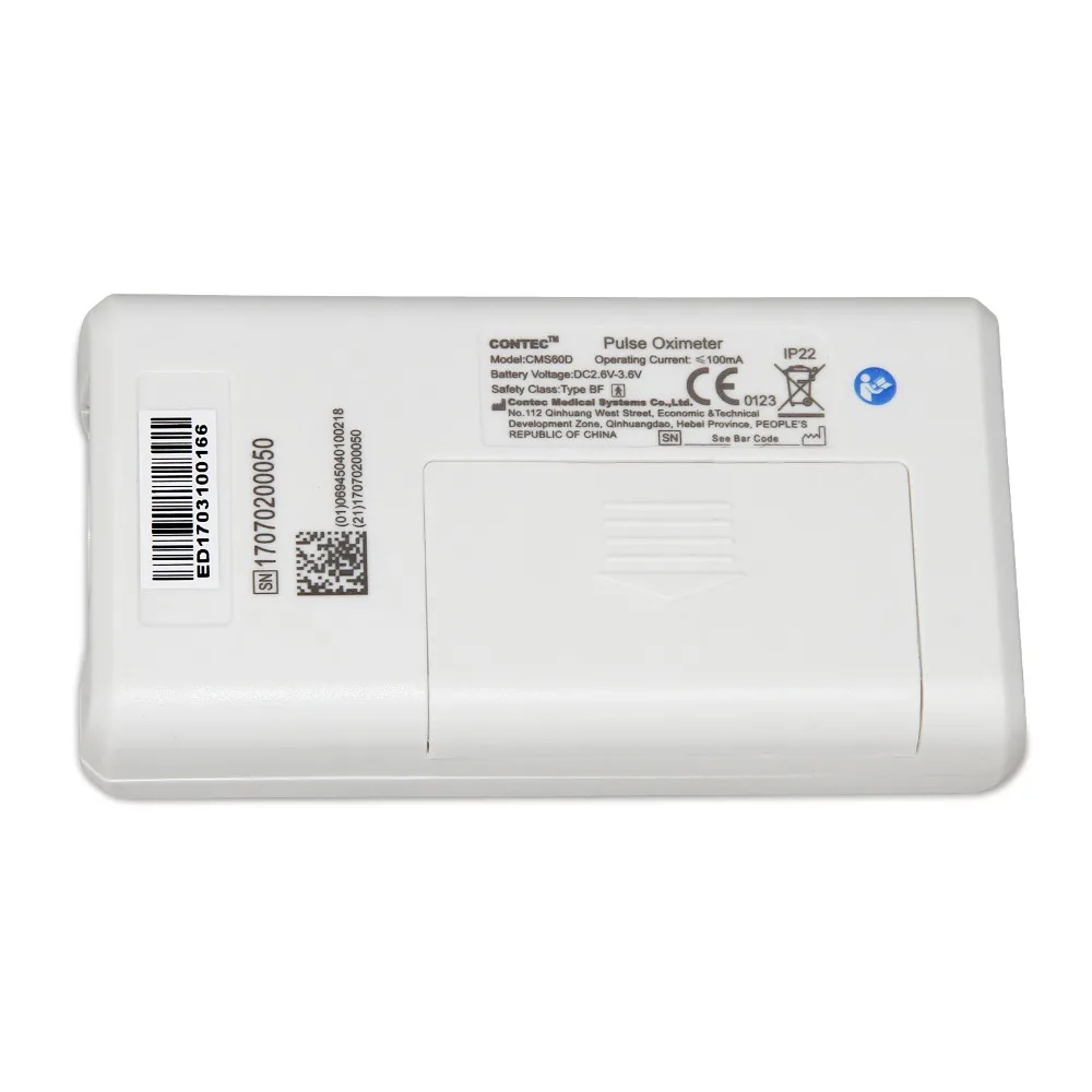 Contec CE& FDA ручной пульсоксиметр, USB PC программное обеспечение для анализа CMS60D, SPO2, PR