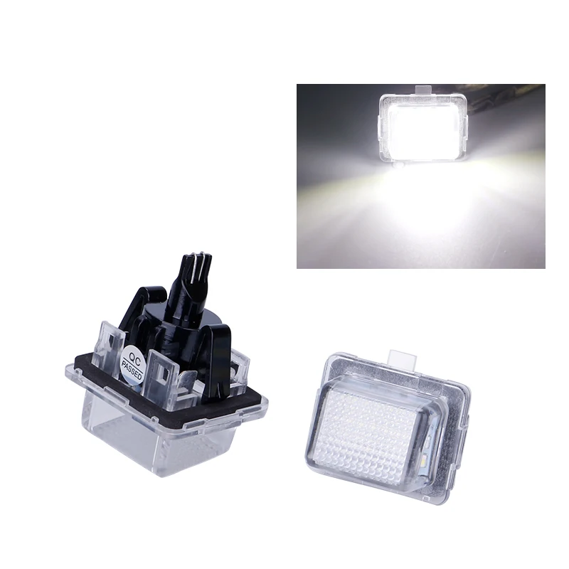 Canbus led номерной знак свет лампы 12 В для Mercedes Benz W204 W212 W221 белая табличка с