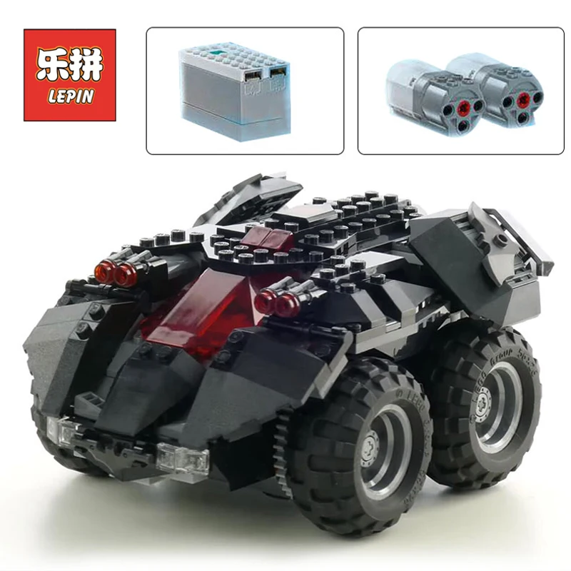 

Lepin 07111 DC Superhero Batman App-Controlled Batmobile Set Compatible Legoing 76112 Model Building Kits Blocks Bricks Boy Toys