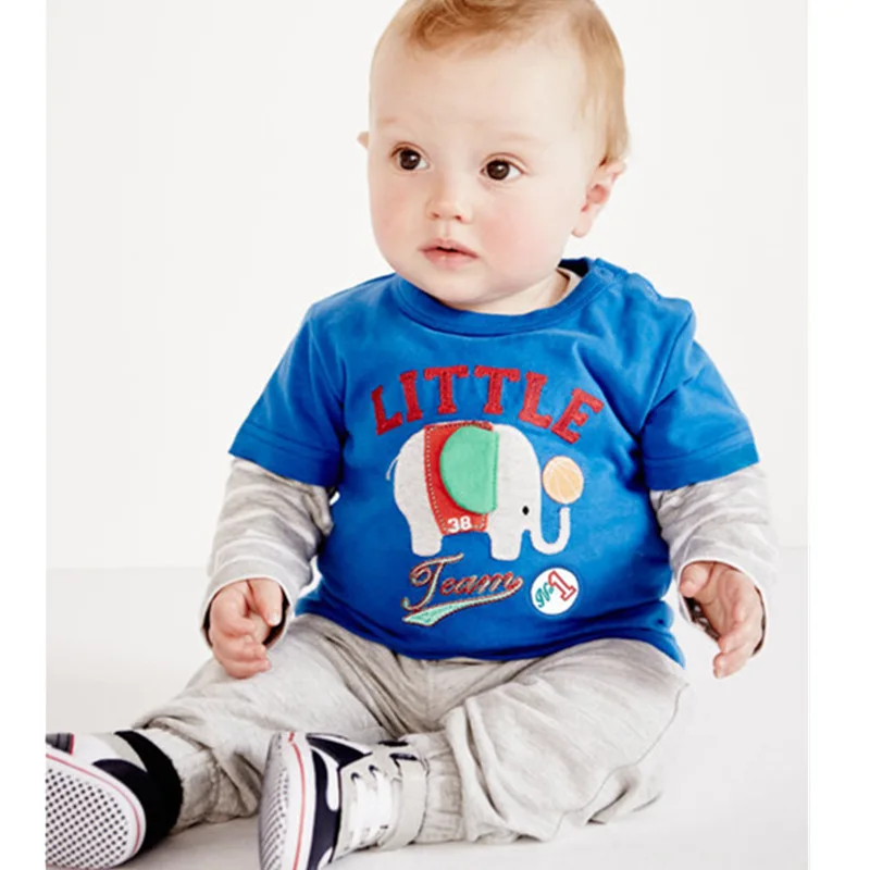 Low Price Boys T Shirts For Kids Animal Elephant Baby Boy T shirt Girls