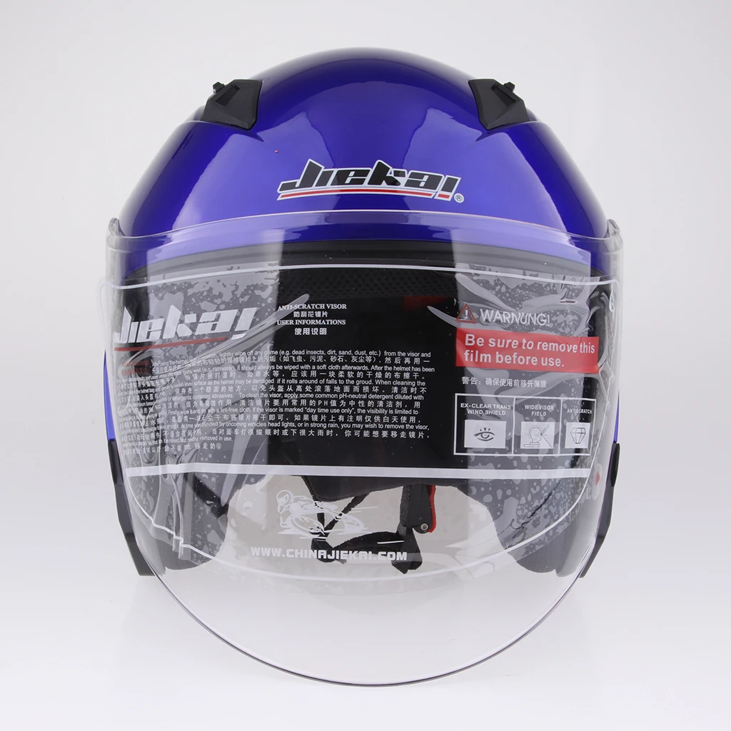  1 Piece  ABS plastic Motorcycle 3/4 Open Face Helmet with Full Face Shield Visor Sun Shield Full Face Helmet 