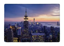 Floor Mat New York City with skyscrapers at sunset Print Non-slip Rugs Carpets alfombra For Indoor Outdoor Living Room