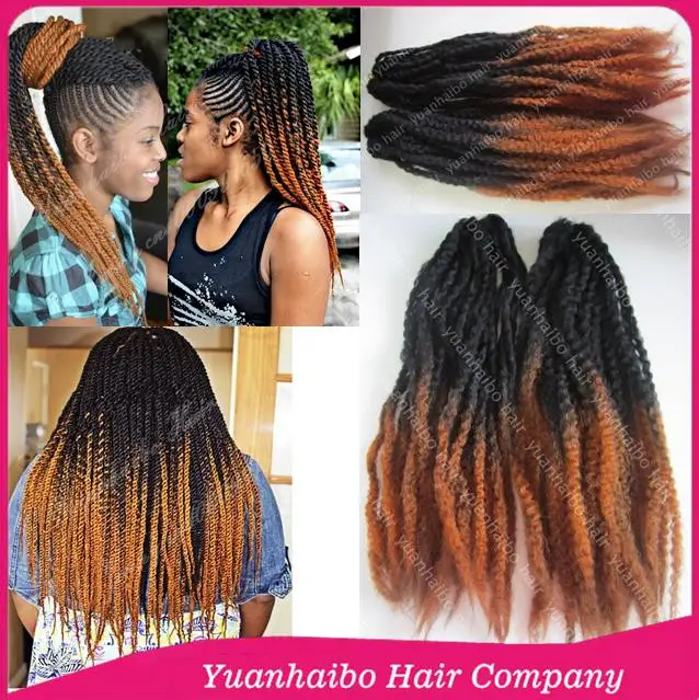 Online Shop Stock Top Quality 20in Fold Ombre Kinky Twist Marley
