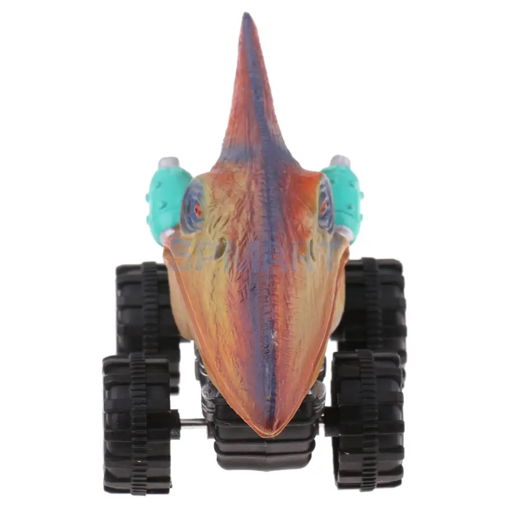 5 Patterns Vivid Animal Dinosaurs Figures Model Pull Back Cars Vehicle Jurassic Toys Kids Children Baby Cool Play Gift