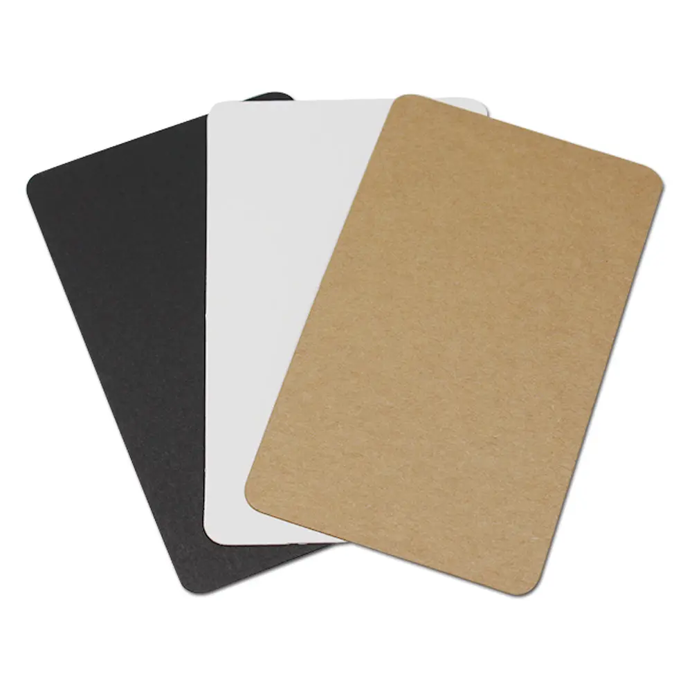  200Pcs/lot 6x10cm Blank Color Kraft Paper Invitation Cards Paperboard Wedding Party Greetings Wish  - 32907300011
