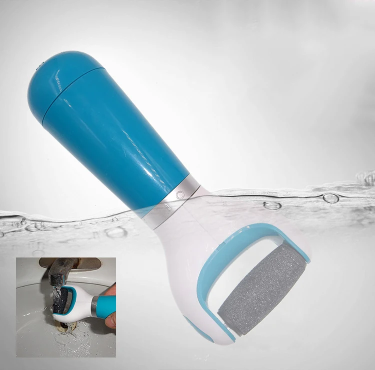 1 rallador eléctrico de pie de pedicura resistente al agua para los pies Lima de talón de pie removedor de raspa exfoliante de uñas de manicura herramientas