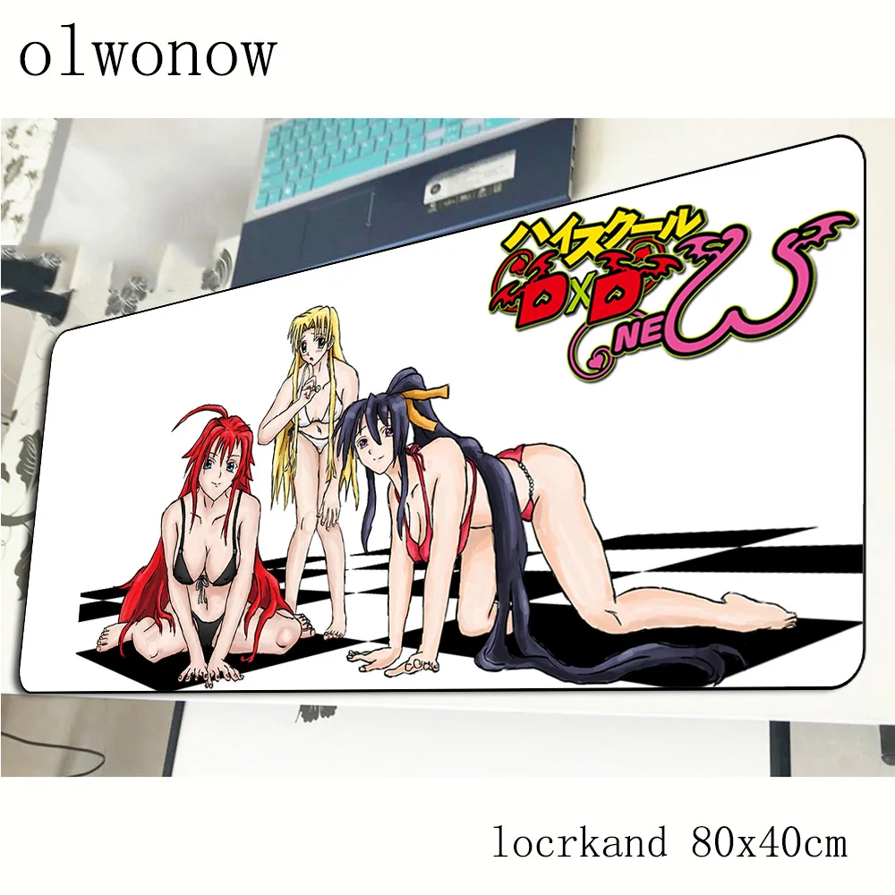 Коврик для мыши dxd старшеклассников 80x40 см лучший игровой коврик