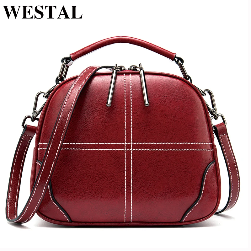 

WESTAL 2019 women bag genuine leather shoulder bags for women crossbody bags for women handbags small female bag messenger 3120