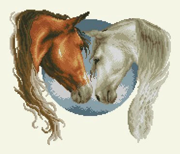 

Needlework,DIY Cross Stitch,Sets For Embroidery kits,11CT&14CT,Love the horse