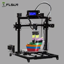 Flsun I3 DIY 3D-принтеры комплект Большая площадь печати 300*300*500 мм открытым построить алюминиевый