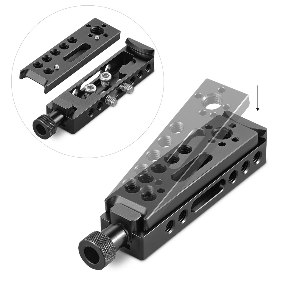 SmallRig Монтажный кронштейн для приемников болтов Teradek с резьбовыми отверстиями 1/4 и arri 3/8 для аксессуаров 2107
