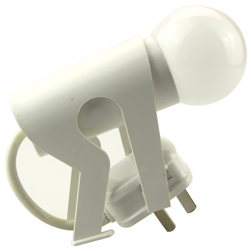 

20pcs/lot EU US Plug body figure Wall Socket lamp Light-controlled Sensor LED Night Light Bedroom decoration