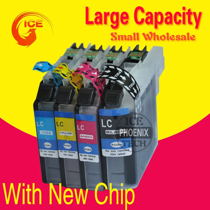 With Chip For Brother MFC J245 MFC j470DW MFC J650DW J245 J470DW J650DW J470 J650 Ink Cartridge