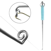 Инструмент для удаления рыболовных крючков из нержавеющей стали с защитой от потери