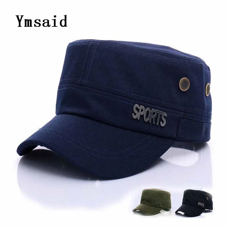 Ymsaid 2018 бренд унисекс высокое качество с плоской верхней Шапки Для мужчин установлены Бейсбол Кепки мыть открытый шляпа, солнцезащитный
