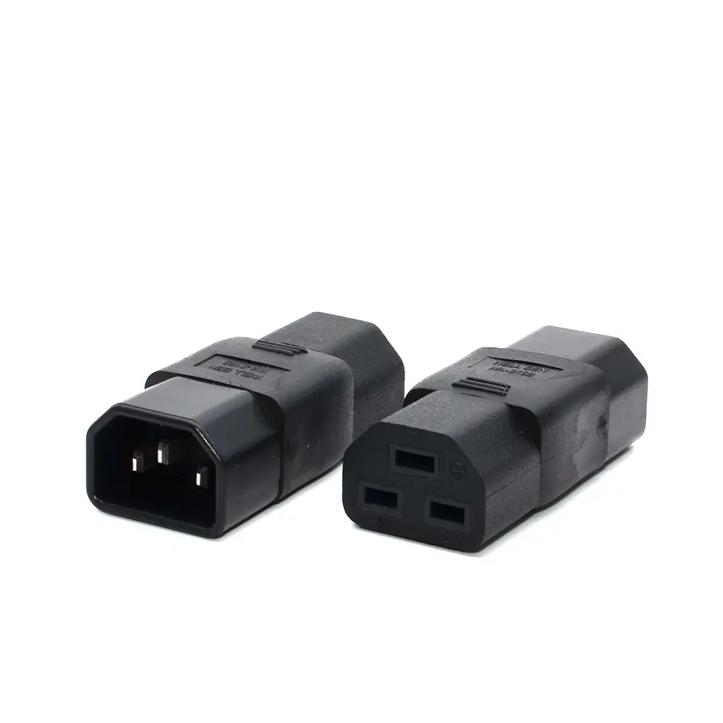 IEC 320 C14 Male to C21 Female Plug AC Power Adapter For UPS PDU 10A