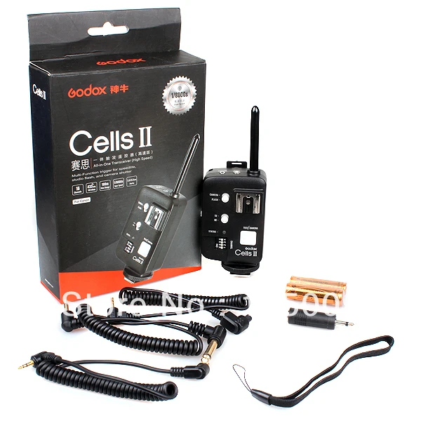 

Godox Cells II Wireless Speedlite Transceiver+Trigger High Sync Speed For Canon