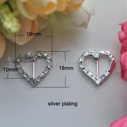 gold plated heart shaped slider