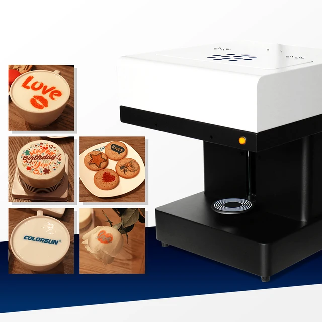Special Offers Colorsun Coffee Printer cake Printing machine food inkjet Printer Selfie coffee printing machine with edible ink Special Offers Colorsun Coffee Printer cake Printing machine food inkjet Printer Selfie coffee printing machine with edible ink