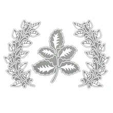 Flores hojas de Metal troqueles Scrapbooking Circle Star Metal corte troquelado sellos de artesanía Tarjeta de grabado hacer plantillas nuevo 2019(China)