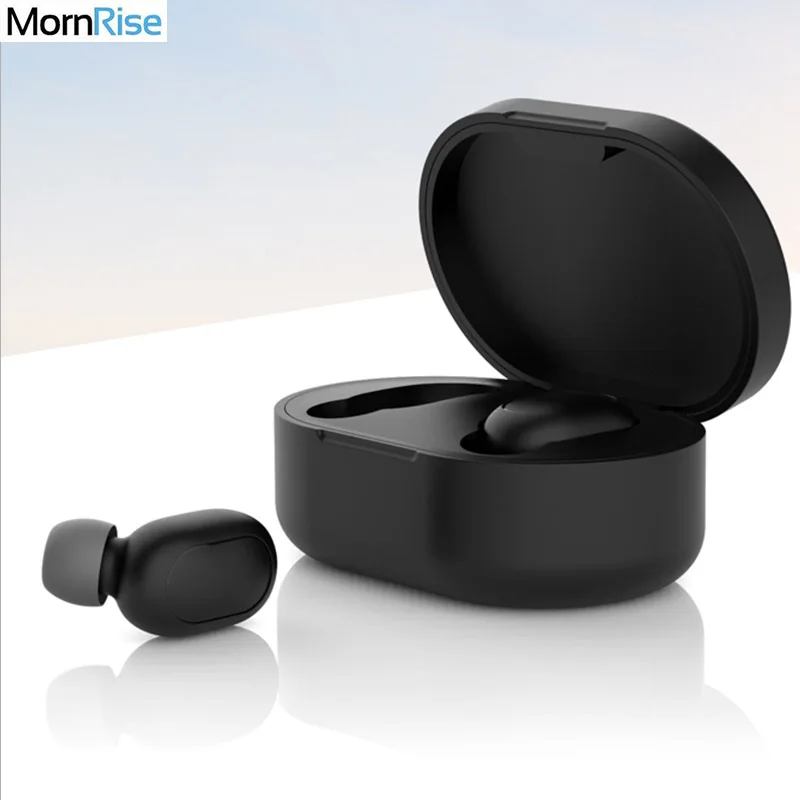 

New Matte Soft TPU Silicone Cover For Mijia Xiaomi Redmi Airdots Charging Case TWSEJ04LS TWS Wireless Headphone Protective Skin