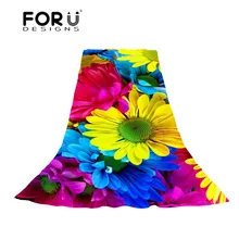 FORUDESIGNS Flower Printing Women Scarves Lady Floral Pattern Long Scarf for Female Fresh Style Beach Scarf Long and Thin Shawl FORUDESIGNS Flower Printing Women Scarves Lady Floral Pattern Long Scarf for Female Fresh Style Beach Scarf Long and Thin Shawl