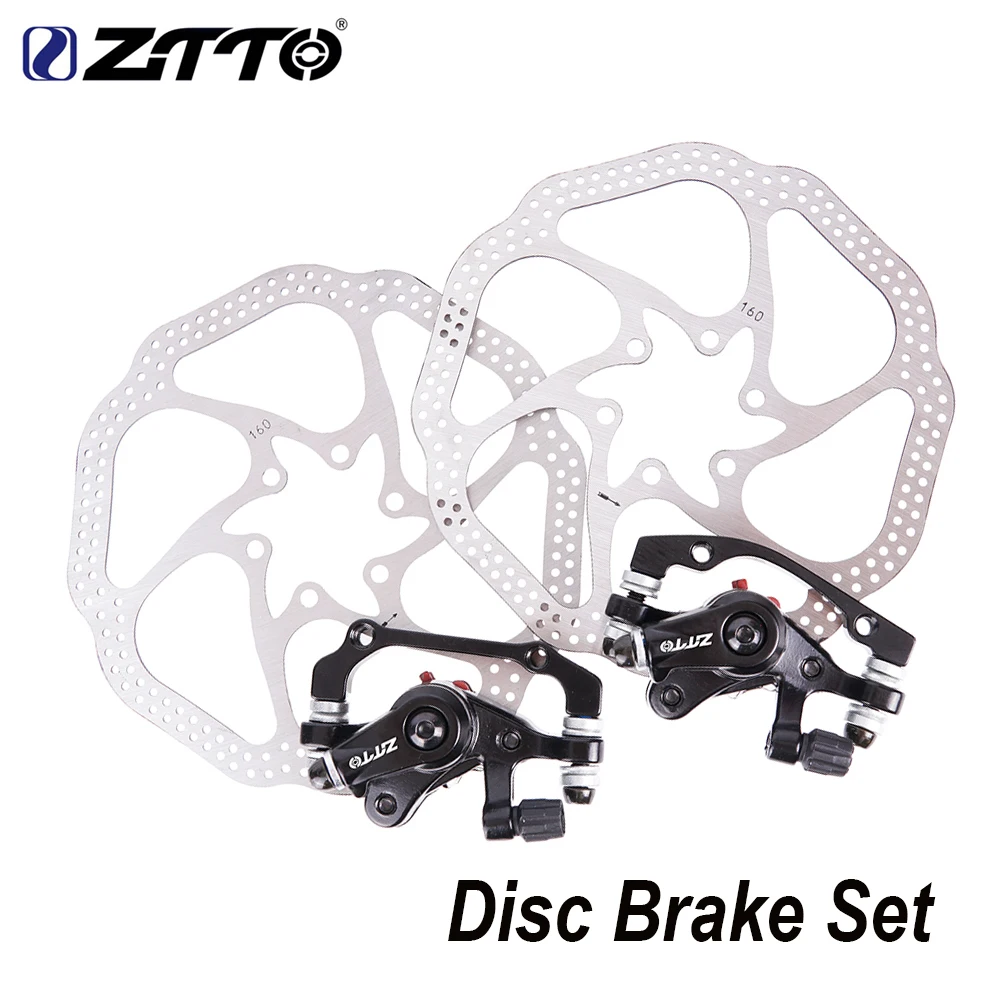 2pcs Bike MTB Mechanical Disc Brake Kit Front And Rear Brake WIth G2 Rotors Set For Mountain Bicycle 160mm
