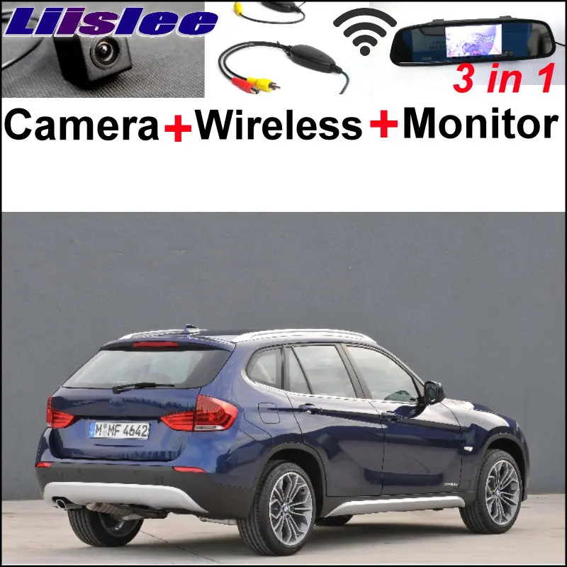 

Liislee Special WiFi Camera + Wireless Receiver + Mirror Monitor Easy DIY Rear View Parking Backup System For BMW X1 E84 X3 E83
