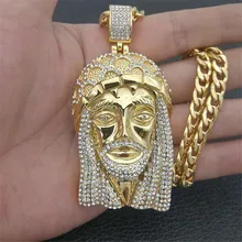 Rhinestones Hip Hop Christian Jewelry 