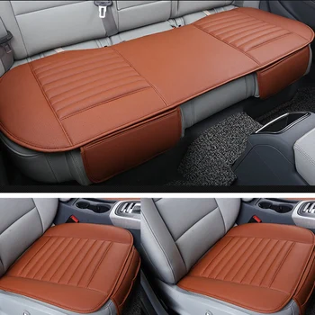 

3pcs Universal Car Seat Covers Breathable Auto Seat Protector Front Rear Automobile Seat Cover Cushion Pad Mat Accessories