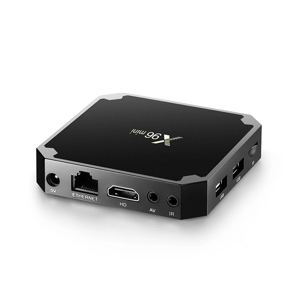 X96 Мини ТВ приставка Android 7 1 2 Гб 16 четырехъядерный процессор Amlogic S905W WiFi медиаплеер