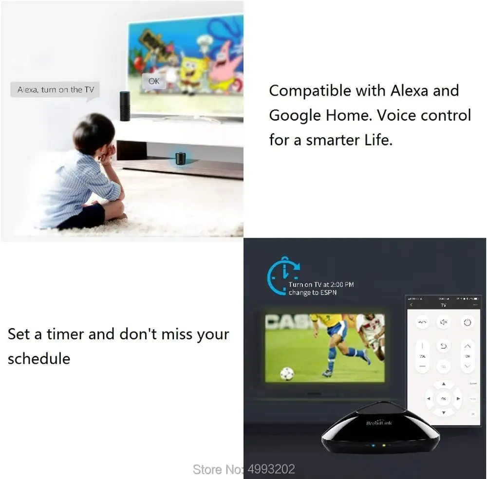  Broadlink RM Pro+ Smart Home Automation Universal Intelligent Remote Controller 4G WiFi IR RF Work  - 33056241782