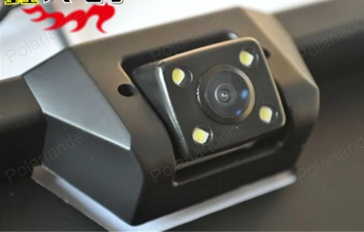 Европейский автомобильный монитор с 4 Светодиодный светильник автомобильный номерной знак ночного видения заднего вида CMOS камера