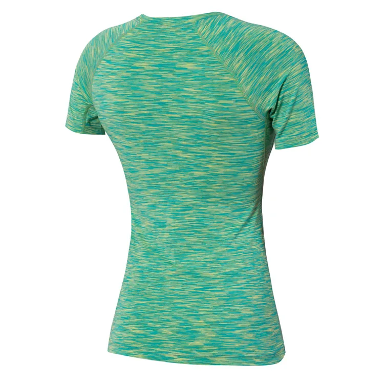 5003 женские спортивные футболки с коротким рукавом для занятий йогой, бегом и танцами, термофутболки 5 цветов размера плюс S-XXL
