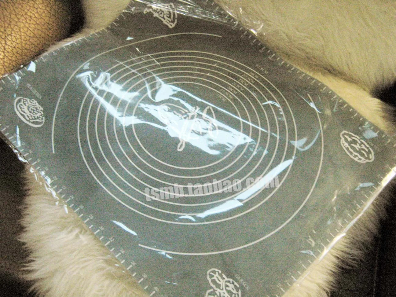 Ultralarge 50x40 silicone pad with scale sugar pad silicone pad dial