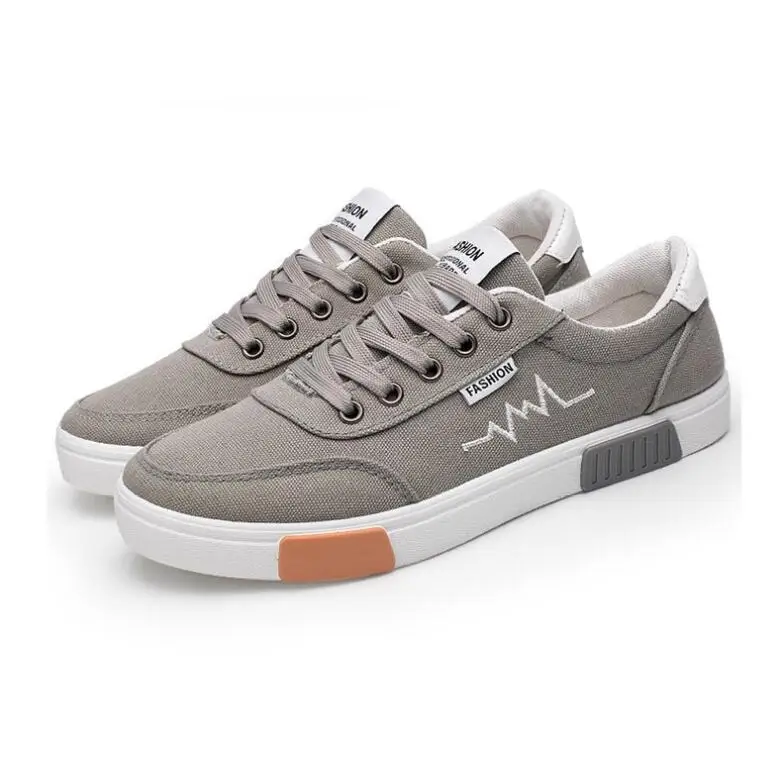 

2018 New Spring Summer Canvas Shoes Men Sneakers Low Top Black Shoes Men's Casual Shoes Male Brand Fashion Sneakers