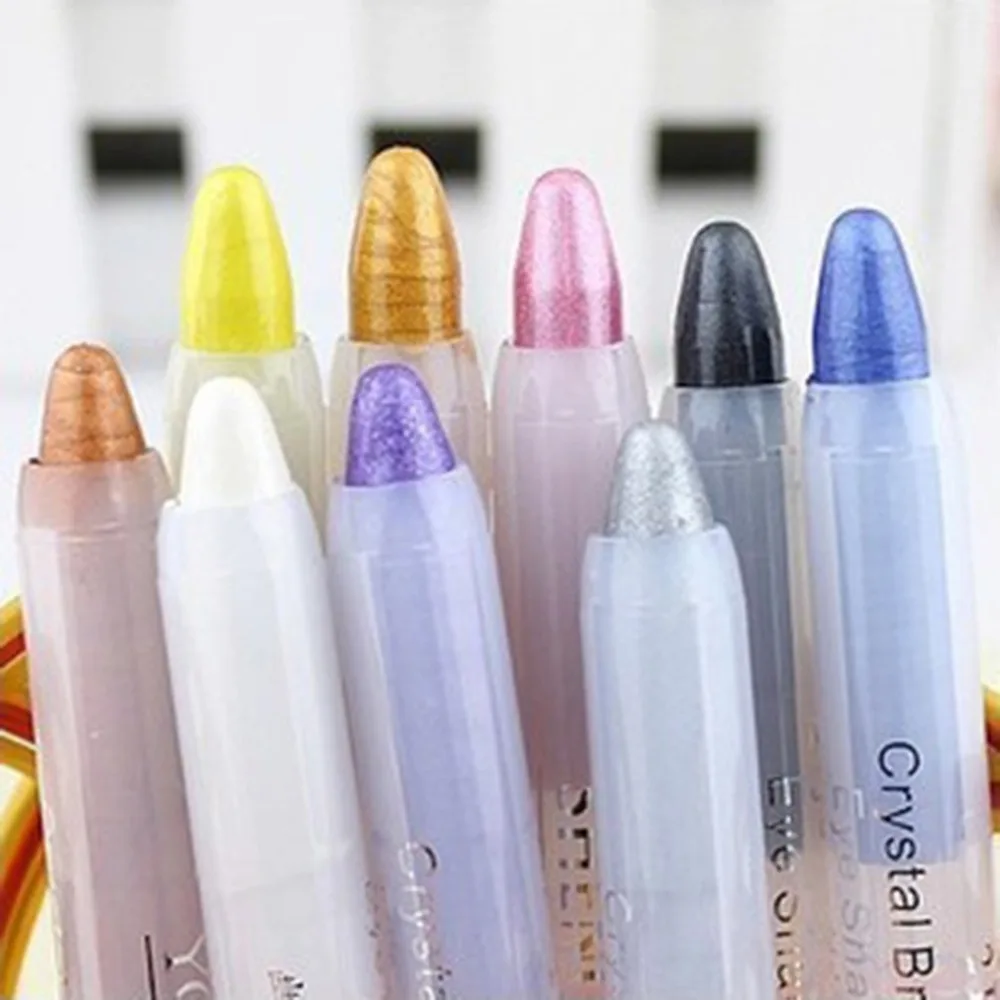 

1pc Beauty Highlighter Eyeshadow Pencil Cosmetic Glitter Eye Shadow Eyeliner Pen Cosmetic Tools