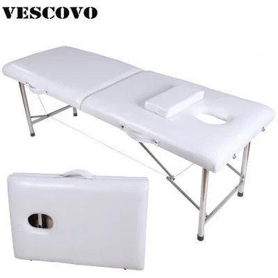 

Stable Professional Spa Massage Tables Foldable Salon Furniture PU Bed Thick Beauty Massage Table