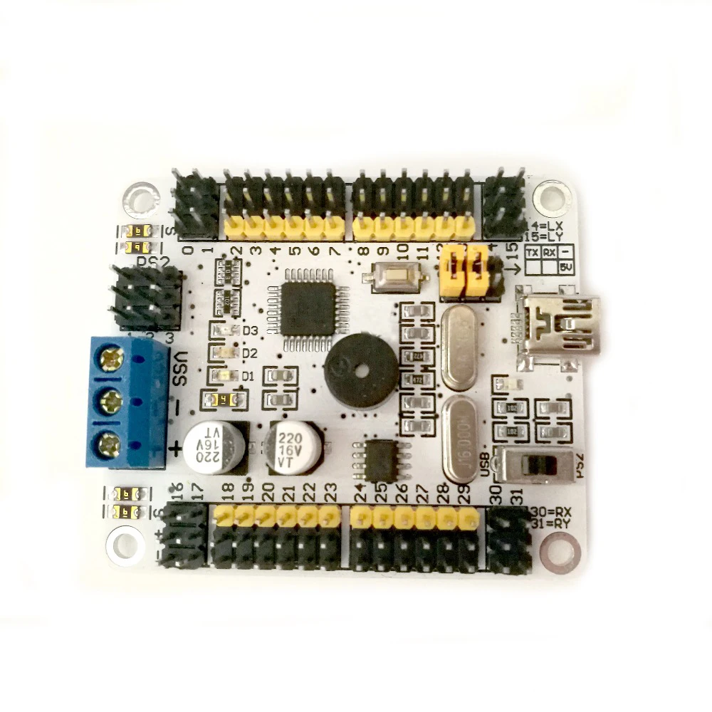 Buy 32 Channel Robot Servo Control Board /controller/robot control /diy pannel