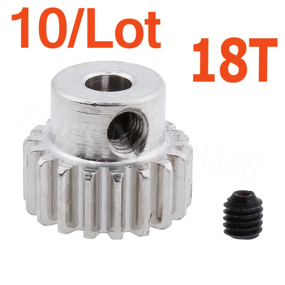 Wholesale 10Pcs/Lot Motor Pinion Gear 18T HSP Spare Parts Hexagonal