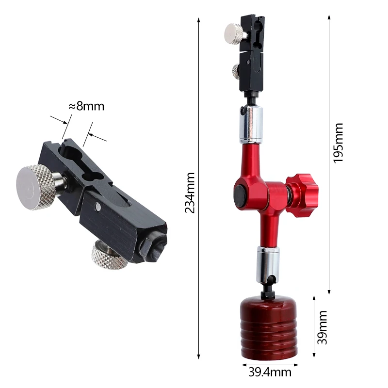 Online Magnetische Basis 234mm Magnetische Stehen Runde Magnetische Anzeige Basis Universal Halter Für Messuhr Messgerät