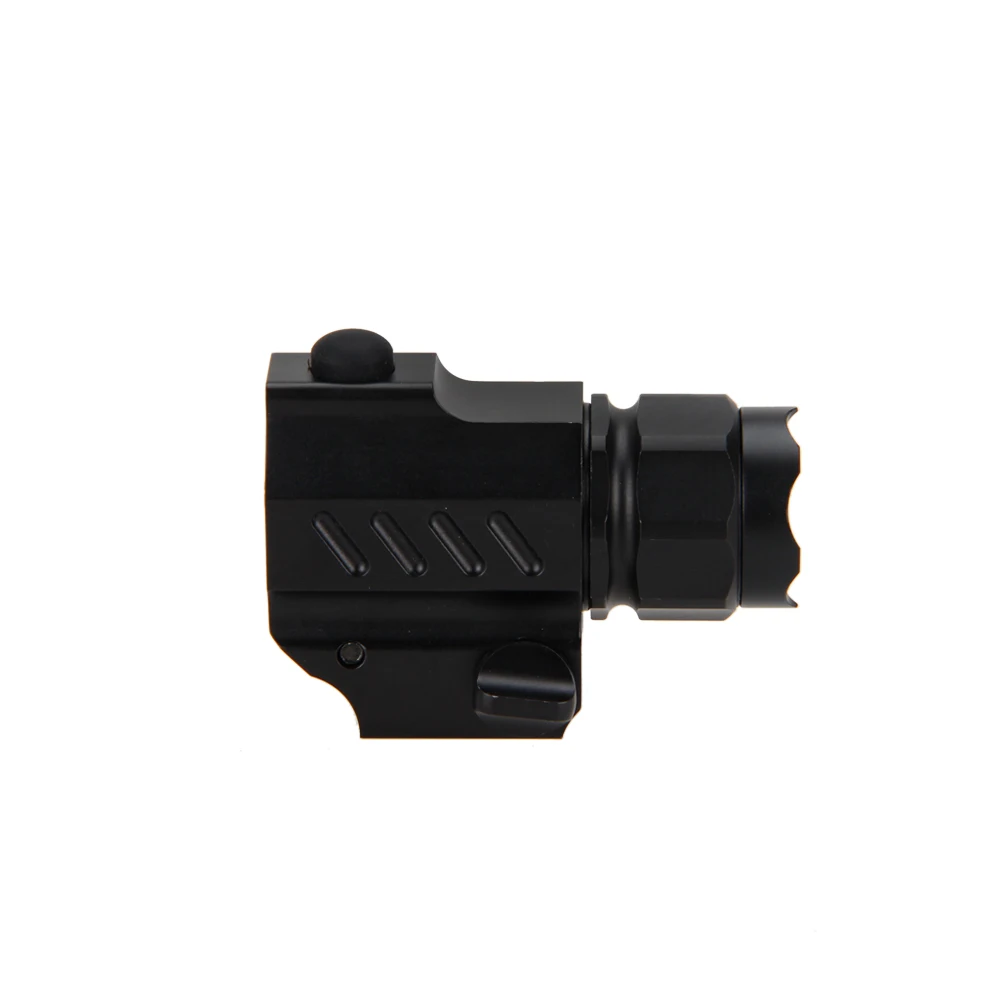 Ferroviário para Glock Arma para 20mm Airsoft Pistola Rápida Destacam Arma Caça Lanterna Tático Rifle 17 19 18c 24 3000lm Luz qd 8 Luzes de armas