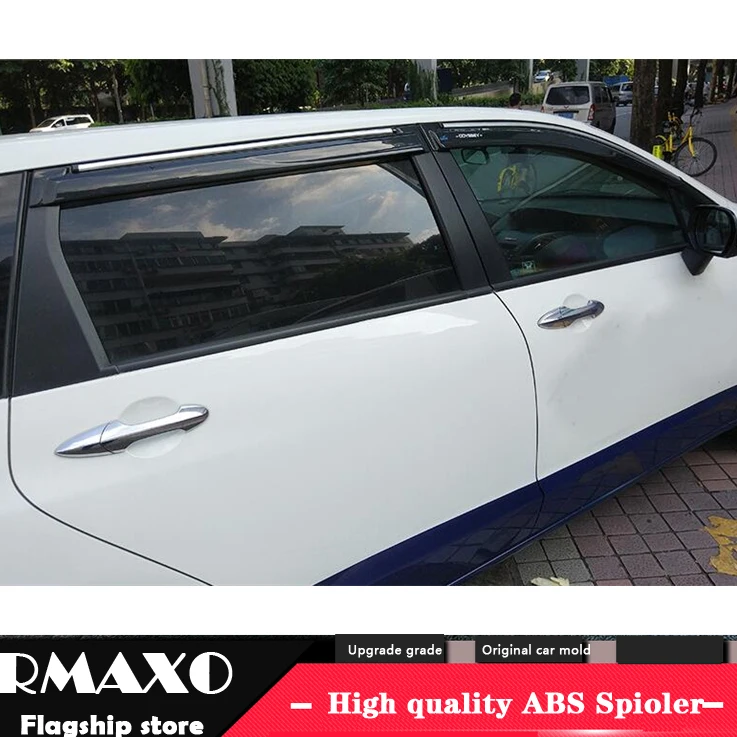 Пластиковый козырек для окна Honda Odyssey 2009-2014 оттенки вентиляции защита от солнца и