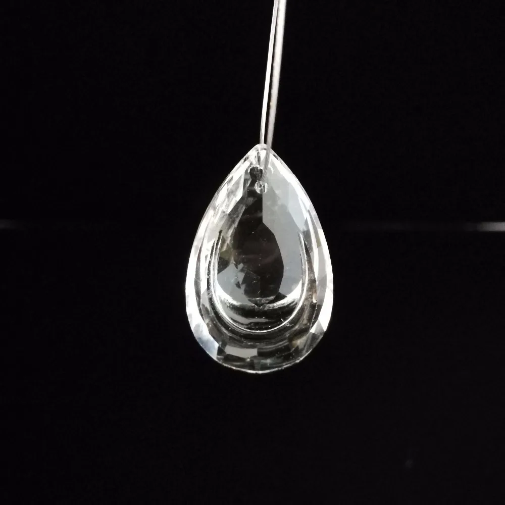 

chandelier parts crystal 100pieces 38mm Clear Double water drop crystal glass for chandeliers
