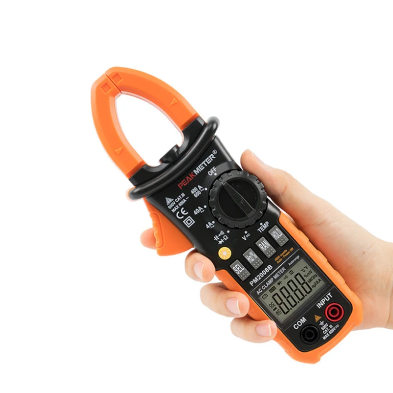 Профессиональный цифровой измеритель утечки PEAKMETER PM2008A/PM2008B AC