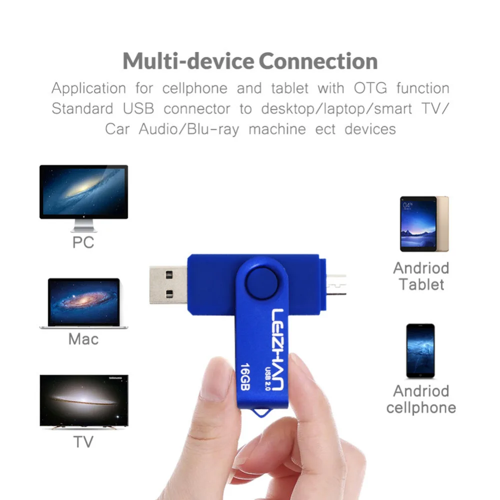 Телефон USB флэш-накопитель 4 ГБ 8 ГБ 16 ГБ 32 ГБ 64 ГБ 128 ГБ Android флеш-накопитель OTG карта памяти ноутбук U диск USB 2,0