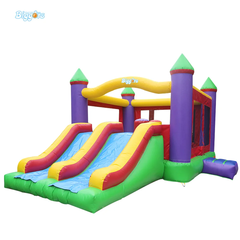 inflated jumping castle