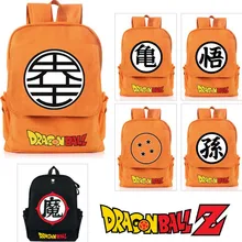 Аниме Dragon Ball рюкзак Сон Гоку Мастер Роши Студенческая школьная сумка черный желтый льняная школьная сумка рюкзак лучшие подарки к празднику