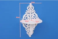 Creative Rural Single Wood Shelf Plastic Rack Bedroom Living Room Wall Decorative Shelves Decorative Waterproof Storage Holders 2